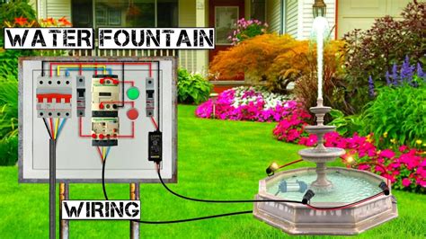 hardwire fountain into existign electrical box|outdoor water fountain wiring diagram.